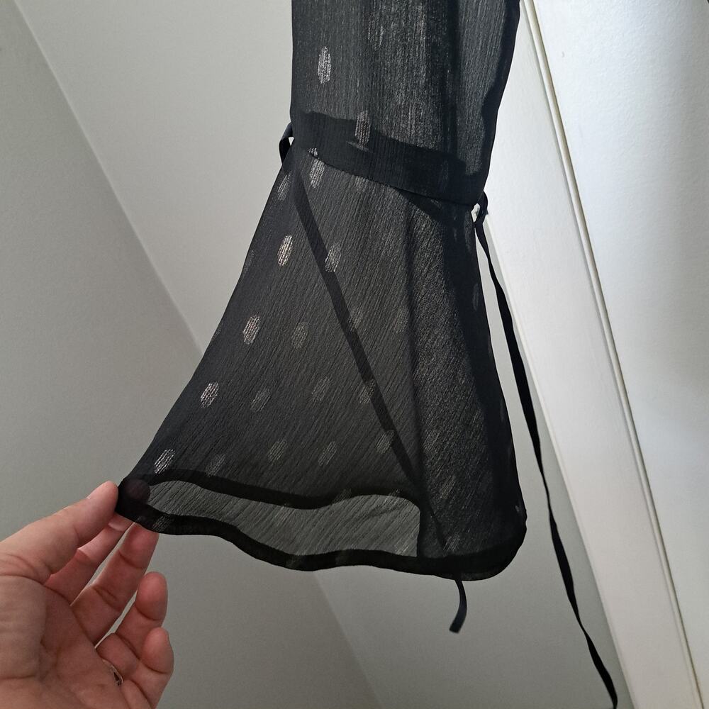 As U Wish Black and Sliver Knee Length Party Dress Women's Large - Picture 3 of 8